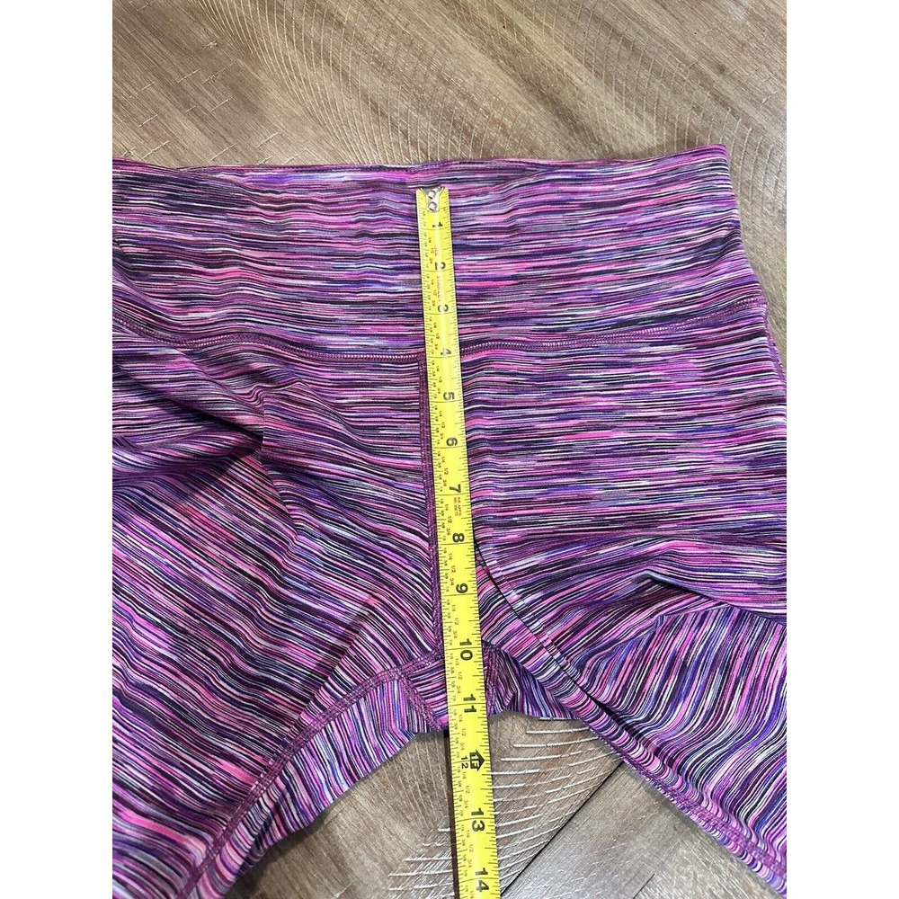 Prana Caraway Grapevine Space Dye Leggings Striped Yoga Pink Womens Size M - Picture 6 of 14